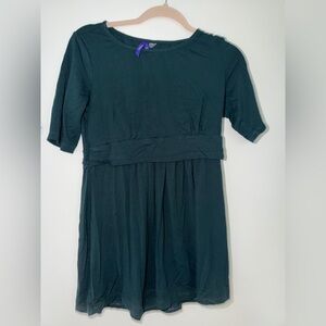 Seraphine Maternity Emerald Green Top size M